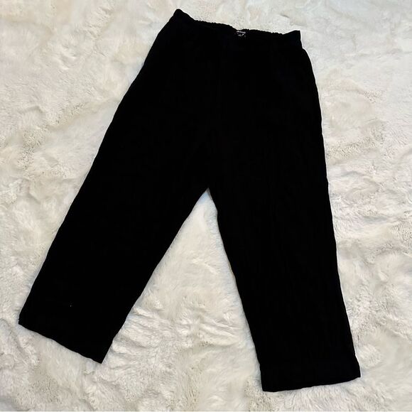 Madewell size L flowy black pants - Picture 1 of 9